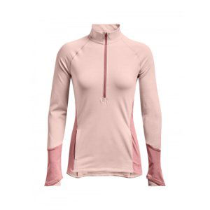 UNDER ARMOUR-UA ColdGear 1/2 Zip-PNK 685 Ružová M