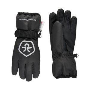 COLOR KIDS-Gloves, waterproof, black Čierna 140/152 2021