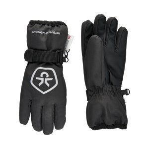 COLOR KIDS-Gloves, waterproof, black Čierna 116/128 2021