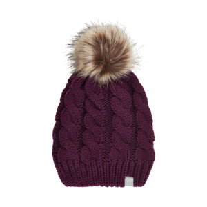 COLOR KIDS-Hat w. detachable fake fur, potent purple Fialová 54cm 2021