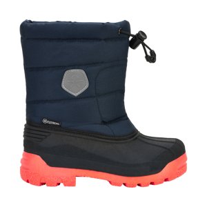 COLOR KIDS-Boots melange WP total eclips Modrá 32