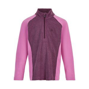 COLOR KIDS-GIRLS Fleece pulli, striped,opera mauve Fialová 164