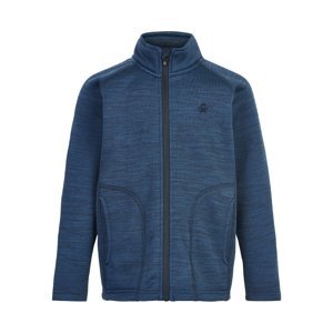 COLOR KIDS-BOYS Fleece jacket, melange,dark blue Modrá 164