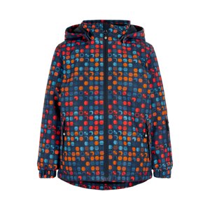 COLOR KIDS-BOYS Ski jacket, AOP, AF 10.000,total eclipse Modrá 128