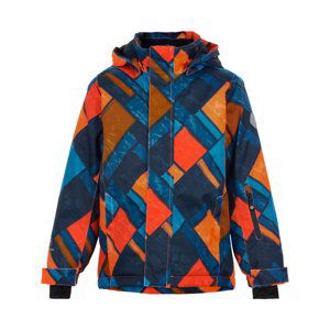 COLOR KIDS-BOYS Ski jacket, AOP, AF 10.000,orange clown fish Oranžová 140