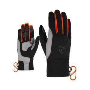 ZIENER-GUSTY TOUCH glove mountaineering Čierna 7,5