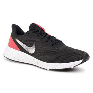 NIKE-Revolution 5 black/anthracite/university red Čierna 46