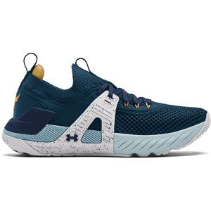 UNDER ARMOUR-UA PROJECT ROCK 4 SB deep sea/breaker blue/field yellow Modrá 46