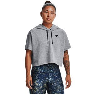 UNDER ARMOUR-UA PROJECT ROCK SS Fleece Hde-GRY Šedá M