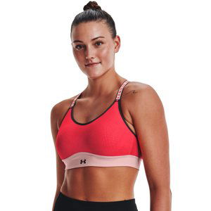 UNDER ARMOUR-UA Infinity Mid Bra Blocked-RED Červená S