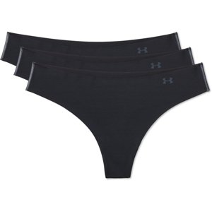 UNDER ARMOUR-PS Thong 3Pack -BLK Čierna XS