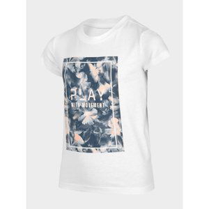 4F-GIRLS T-SHIRT JTSD006-10S-WHITE Biela 158