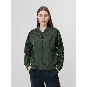 4F-WOMENS JACKET KUDC004-43S-KHAKI Zelená XS