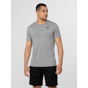 4F-MENS FUNCTIONAL T-SHIRT TSMF352-27M-COLD LIGHT GREY MELANGE Šedá XXL