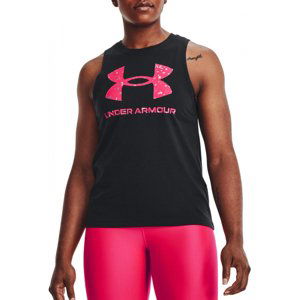 UNDER ARMOUR-Live Sportstyle Graphic Tank-BLK Čierna S