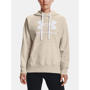 UNDER ARMOUR-Rival Fleece Logo Hoodie-BRN Hnedá L