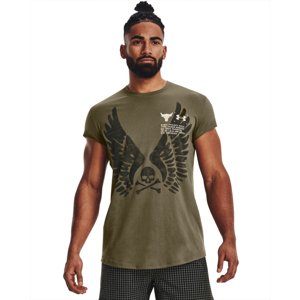 UNDER ARMOUR-UA PROJECT ROCKCutoff Tee-GRN Zelená S