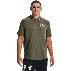 UNDER ARMOUR-UA RIVAL TERRY LC SS HD-GRN Zelená M