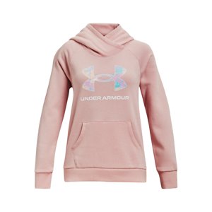 UNDER ARMOUR-Rival Logo Hoodie-PNK Ružová 160/170