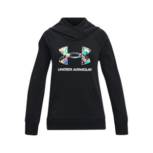 UNDER ARMOUR-Rival Logo Hoodie-BLK Čierna 160/170