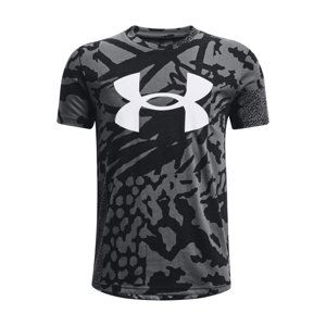 UNDER ARMOUR-UA BBALL BIG LOGO PRINTED SS-BLK Čierna 149/160