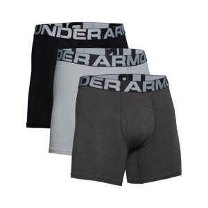 UNDER ARMOUR-UA Charged Cotton 6in 3 Pack-GRY 012 Šedá S