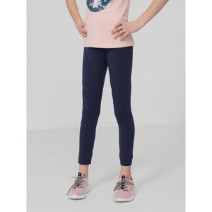 4F-GIRLS LEGGINGS JLEG001-31S-NAVY Modrá 152