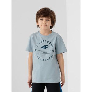 4F-BOYS T-SHIRT JTSM003-33S-BLUE Modrá 158