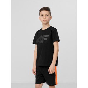 4F-BOYS T-SHIRT JTSM002-20S-DEEP BLACK Čierna 164