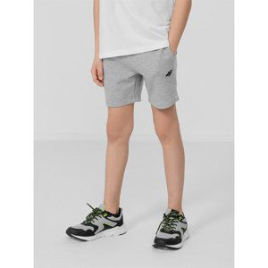 4F-BOYS SHORTS JSKMD001-27M-COLD LIGHT GREY MELANGE Šedá 164