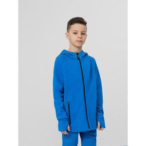 4F-BOYS SWEATSHIRT JBLM005-36S-COBALT Modrá 158