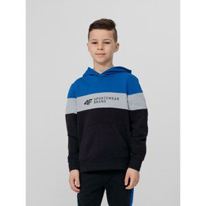 4F-BOYS SWEATSHIRT JBLM003-30S-DARK BLUE Modrá 164