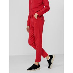 4F-WOMENS TROUSERS SPDD011-62S-RED Červená M