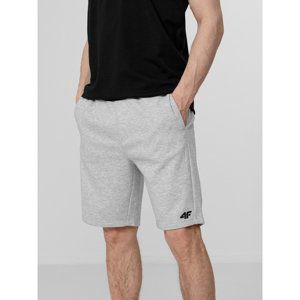 4F-MENS SHORTS SKMD350-27M-COLD LIGHT GREY MELANGE Šedá XXL