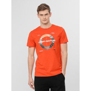 4F-MENS T-SHIRT TSM014-70S-ORANGE Oranžová XL