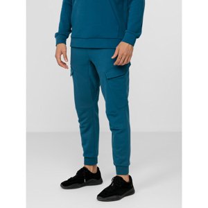 4F-MENS TROUSERS SPMD011-46S-TEAL Zelená XXL