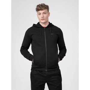 4F-MENS SWEATSHIRT BLM014-20S-DEEP BLACK Čierna XL