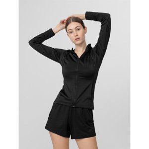 4F-WOMENS FUNCTIONAL SWEATSHIRT BLDF350-20S-DEEP BLACK Čierna XS