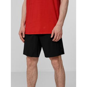 4F-MENS FUNCTIONAL SHORTS SKMF015-20S-DEEP BLACK Čierna L