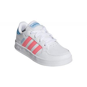 ADIDAS-Breaknet cloud white/acid red/sky rush Biela 36