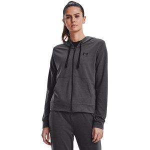 UNDER ARMOUR-Rival Terry FZ Hoodie-GRY Šedá L