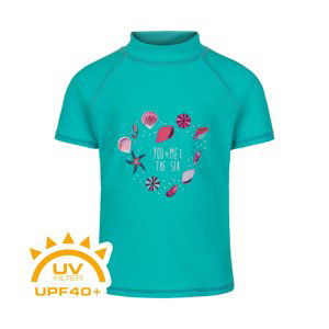 COLOR KIDS-T-shirt w. print-atlantis Modrá 140