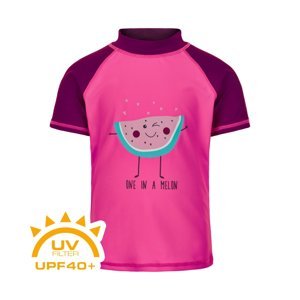COLOR KIDS-T-shirt w. print-sugar pink Ružová 152