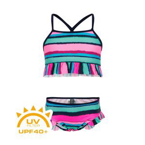 COLOR KIDS-Bikini w. frills-dress blues Modrá 140