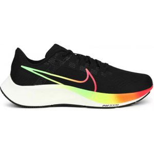 NIKE-Air Zoom Pegasus 38 black/green strike/total orange Čierna 45