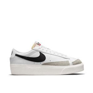 NIKE-Wmns Blazer Low Platform white/black/team orange Biela 40