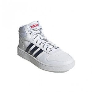 ADIDAS-Hoops 2.0 Mid cloud white/legend ink/scarlet Biela 41 1/3