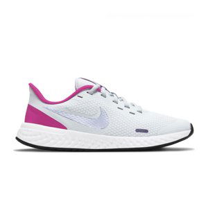 NIKE-Revolution 5 football grey/purple/pulse fireberry Šedá 40