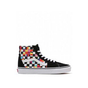 VANS-UA SK8-HI (Floral Checkerboard) black/true white Čierna 44