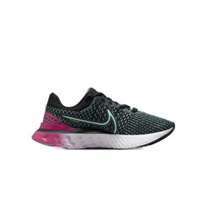 NIKE-Wmns React Infinity Run Flyknit 3 black/turquoise/pink Čierna 40,5